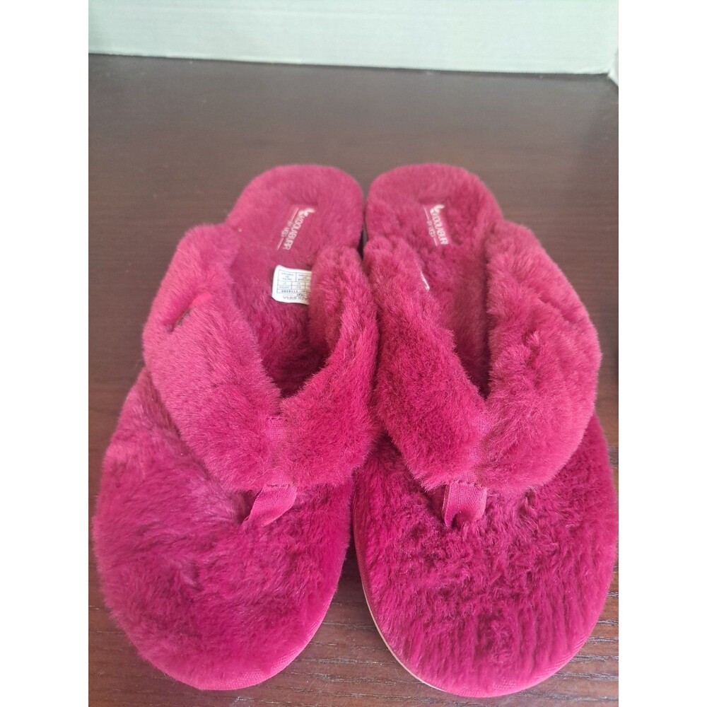 Koolaburra By Ugg Fuzz N Slide Hot Pink Flip Flop Style Slippers Womens Size 10